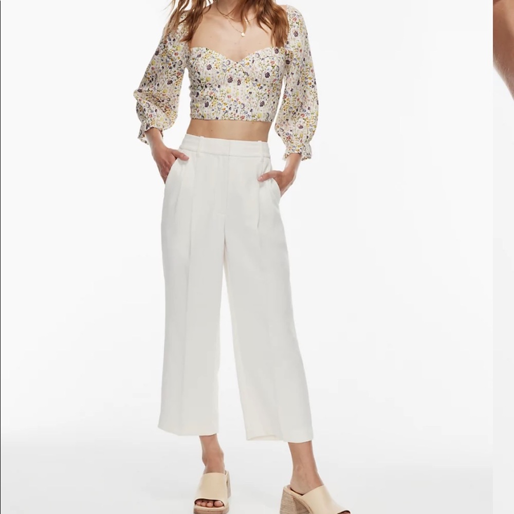 Aritzia Wilfred Effortless Cropped Pants